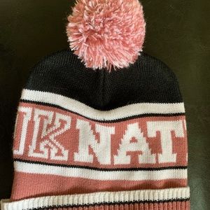 Pink nation beanie